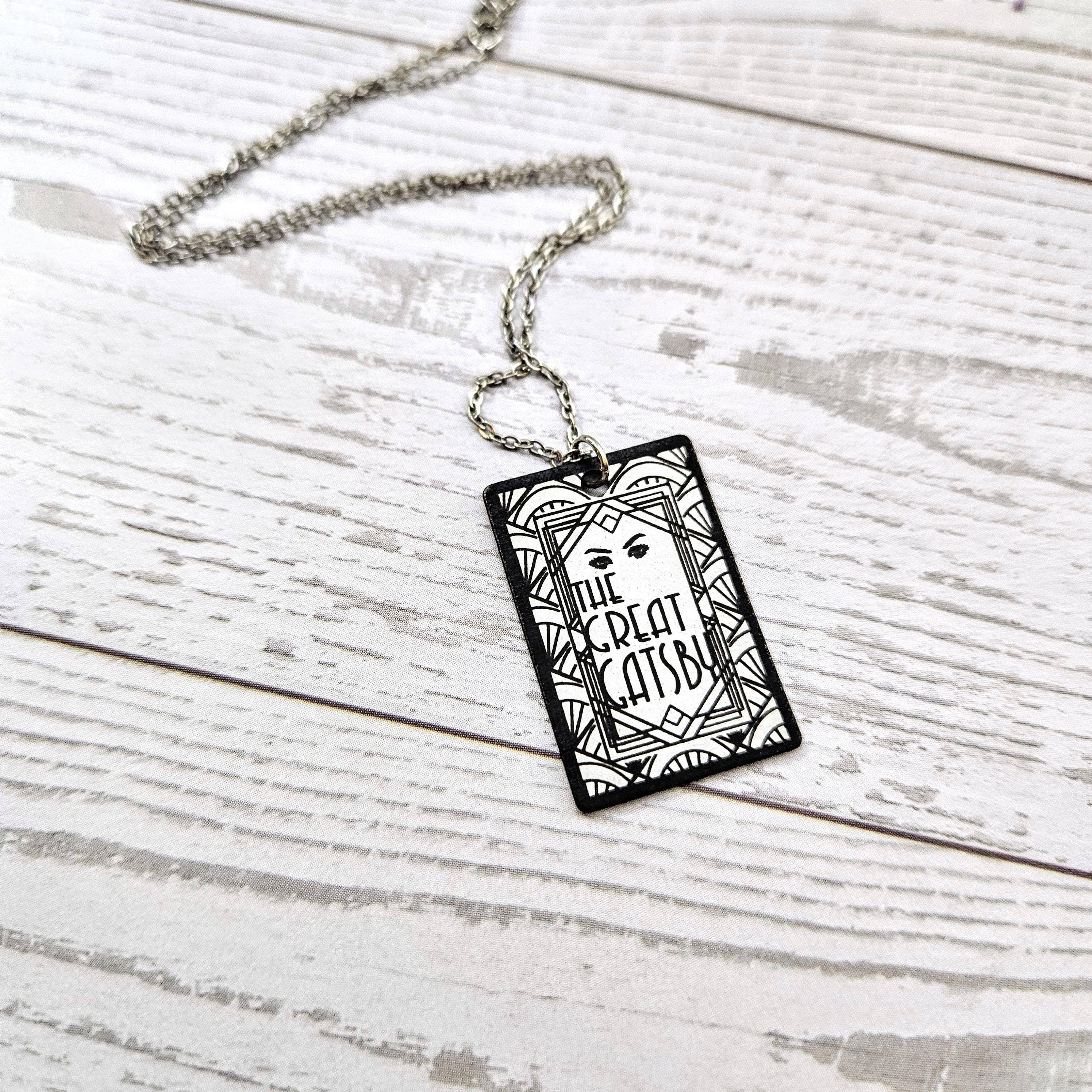 ShesSoCrafty Goods - Wholesale Pendant/Charm Necklace - Great Gatsby Art Deco Stainless Steel Pendant5