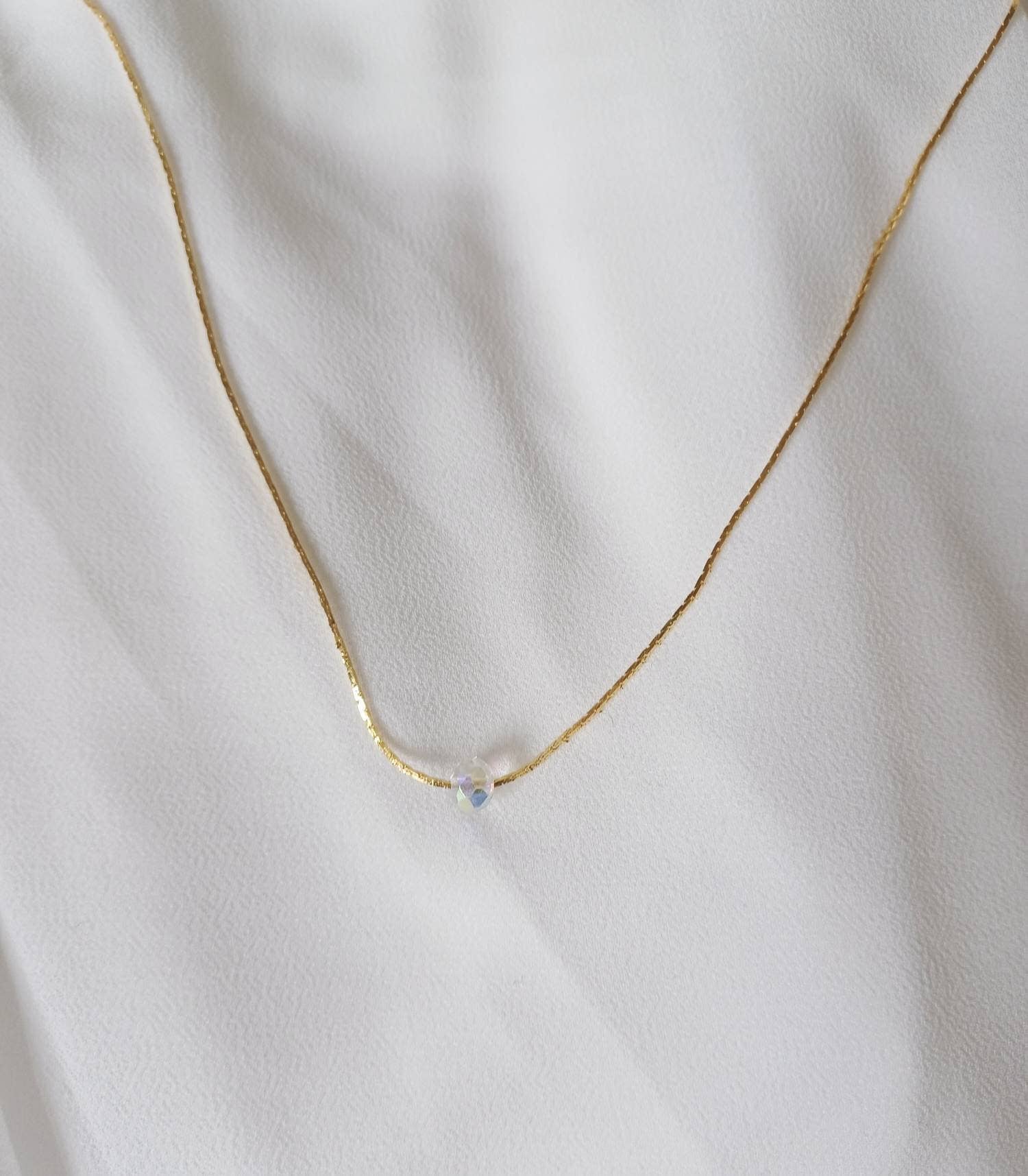 L'atelier du 6 – Colar de elos e correntes por atacado – Colar de Costas de Casamento - Jóias de Vestido com Encosto Aberto, Corrente8