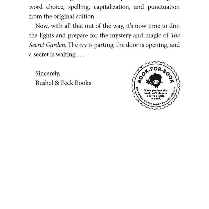 Bushel & Peck Books - Vendita all'ingrosso Libro per lettori principianti (6-8) - Il giardino segreto: L'edizione leggi-con-me7