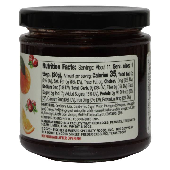 Fischer & Wieser - Wholesale Sauce - Seville Orange Cranberry Sauce - SEASONAL1