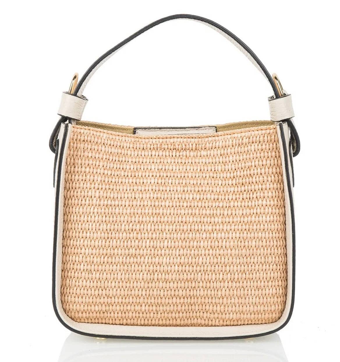 Two Amicis - Wholesale Top Handle Bag - Women's - Night Out Raffia0