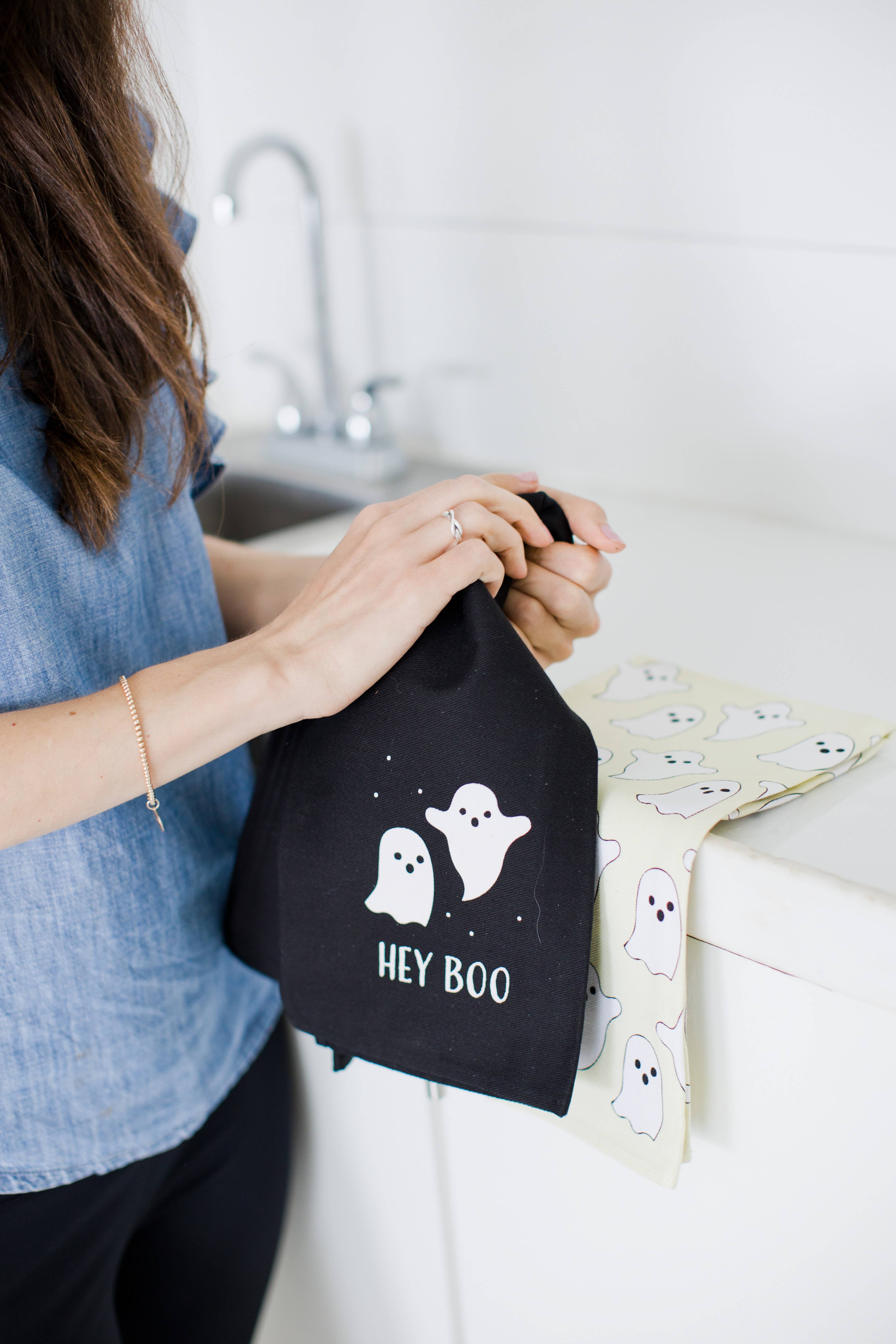 Pearhead - Vente Torchons - Torchons Halloween de Ghost Kitchen, ens. de 23