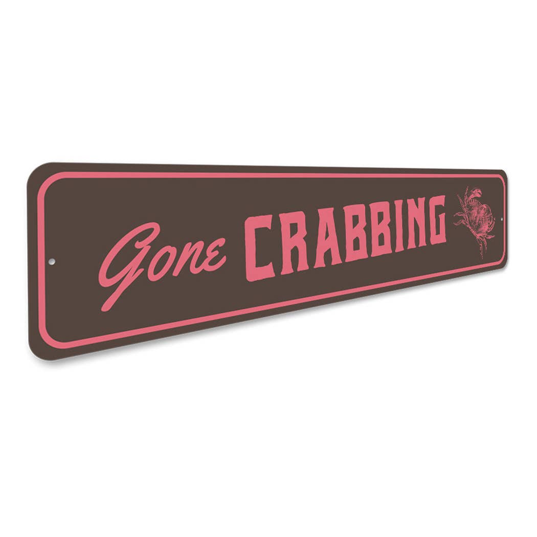 Lizton Sign Shop, Inc – wholesale Sign – Gone Crabbing Sign2