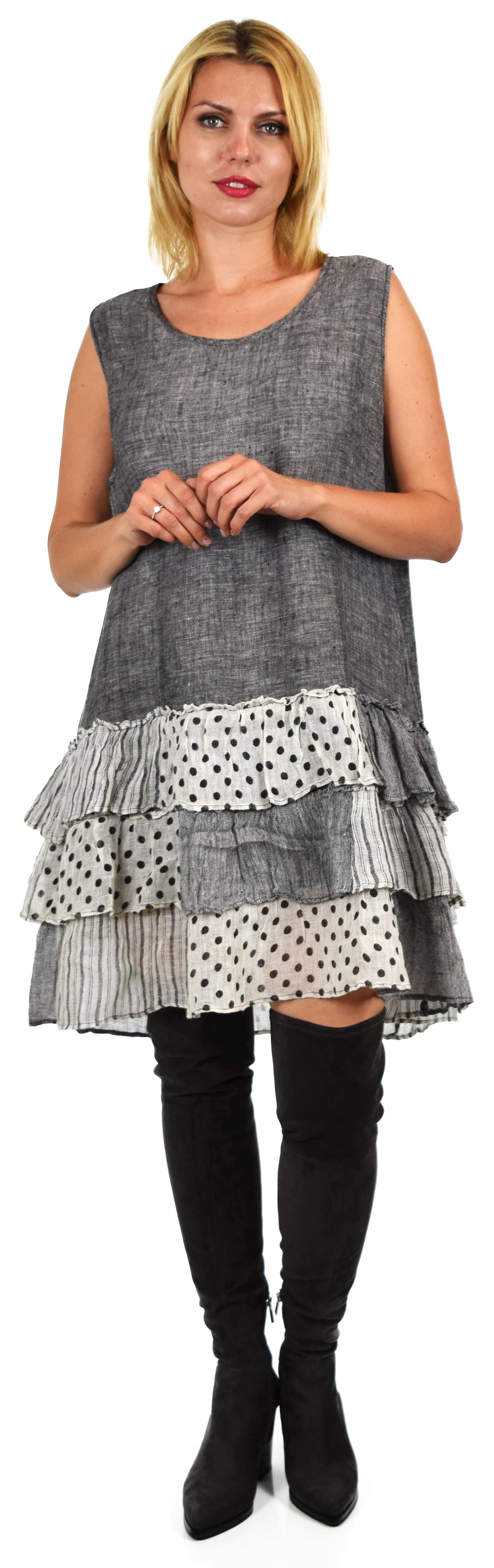 LINEN AND GAUZE - Wholesale Dress - Women's - 3214 2 PC. DRESS & JACKET SET7