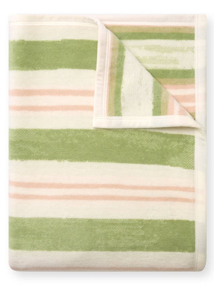 Plaid à rayures aquarelle pour la vente par ChappyWrap