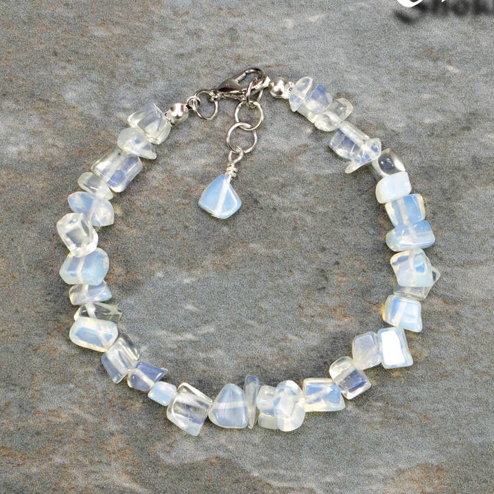 Raw Opal Crystal Chip Bracelet for wholesale by Shokh Jewelry