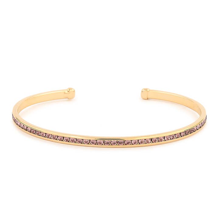 Maya J - Wholesale Cuff Bracelet - Stackable Birthstone Open Cuff Bracelet - Single / Refill9