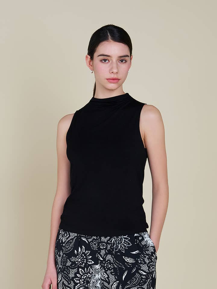 41747 - MOCK NECK MODAL TANK for wholesale by Grade & Gather