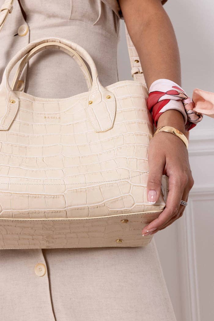 BASILE – Engroshandel Taske med håndtag – til kvinder – The Great Rosa taske31