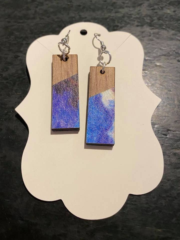 Samantha - Pendientes colgantes para venta al por mayor de Dye and Burn Studios