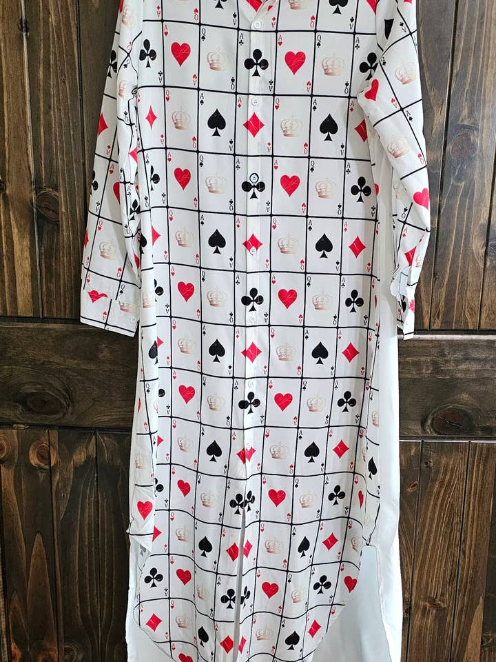 White Viva Las Vegas Rodeo Women's Western Duster Dress for wholesale on Faire10