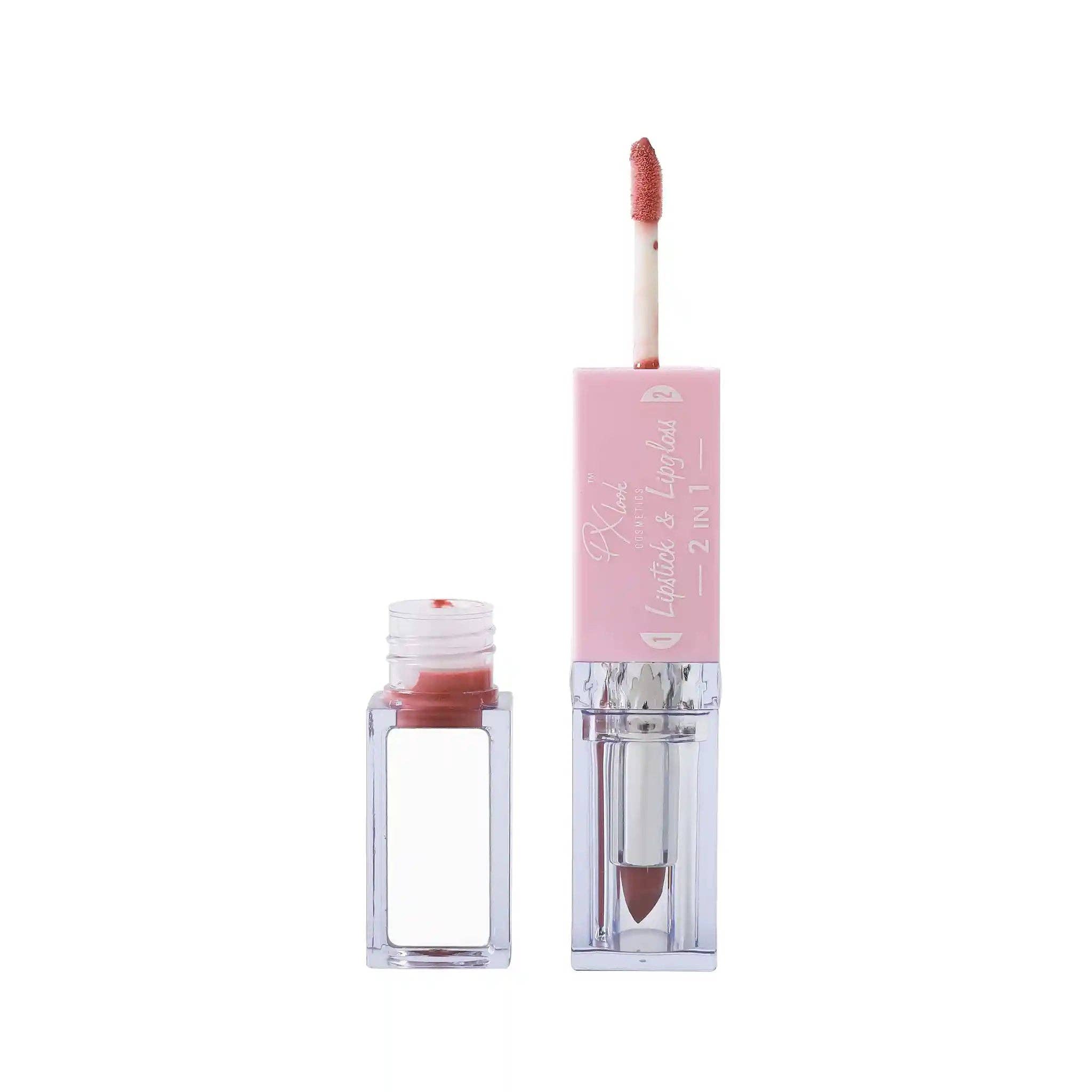 VIAI Beauty - Vendita all'ingrosso Rossetti - Combinazione Rossetto e Lucidalabbra 2-in-110