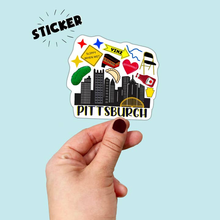 Pittsburgh Ultra Icons Aufkleber aus wasserdichtem Vinyl für den Großhandel von Songbird Artistry