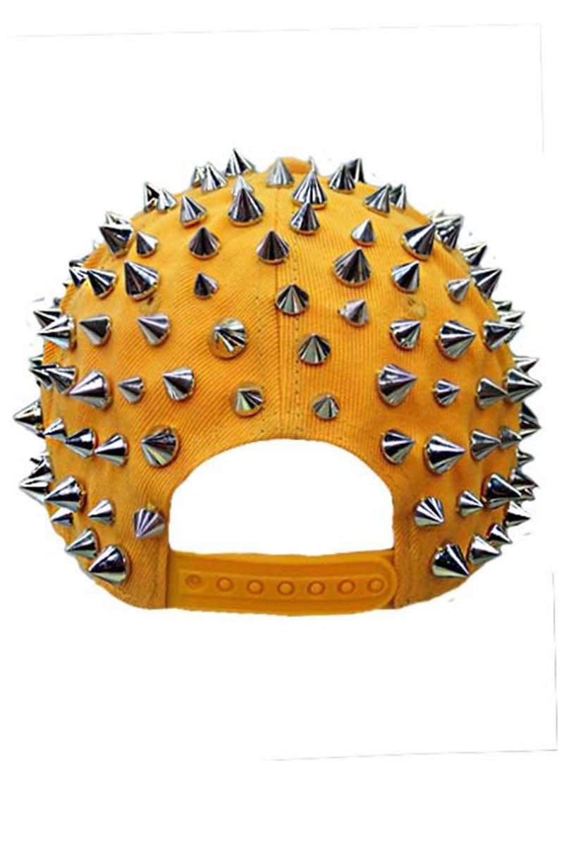 Cap Zone - Wholesale Flat Brim Cap - Unisex - Punk Rock Heavy Metal Studded Snapback9