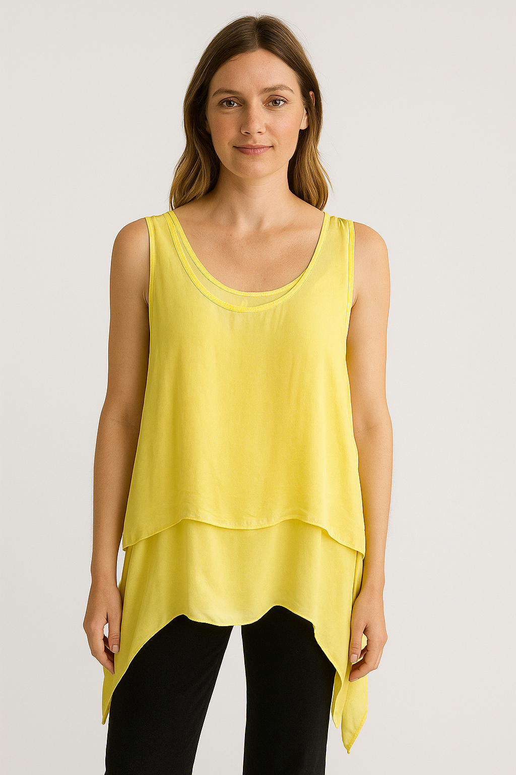 Lucy Sparks – wholesale Shirt – Women’s – COLD WASHED 2 PIECE SLEEVELESS TOP9