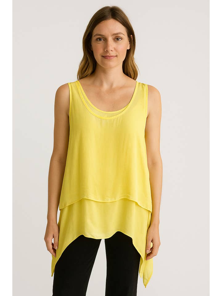 Lucy Sparks – wholesale Shirt – Women’s – COLD WASHED 2 PIECE SLEEVELESS TOP9