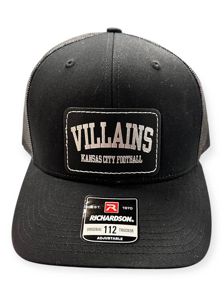 Villains KC Men's Richardson 112 Trucker Hat for wholesale by Designed To Flaunt