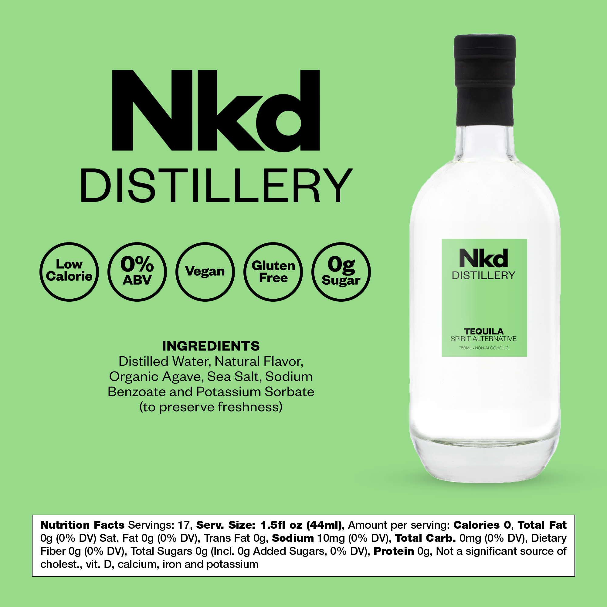 Nkd Distillery - Wholesale Non-Alcoholic Spirits/Wine/Beer - Non Alcoholic Tequila Alternative1