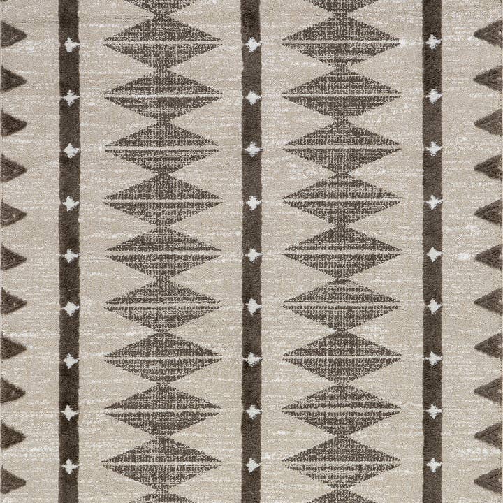 Autumn Geometric Tasseled Area Rug for wholesale by nuLOOM