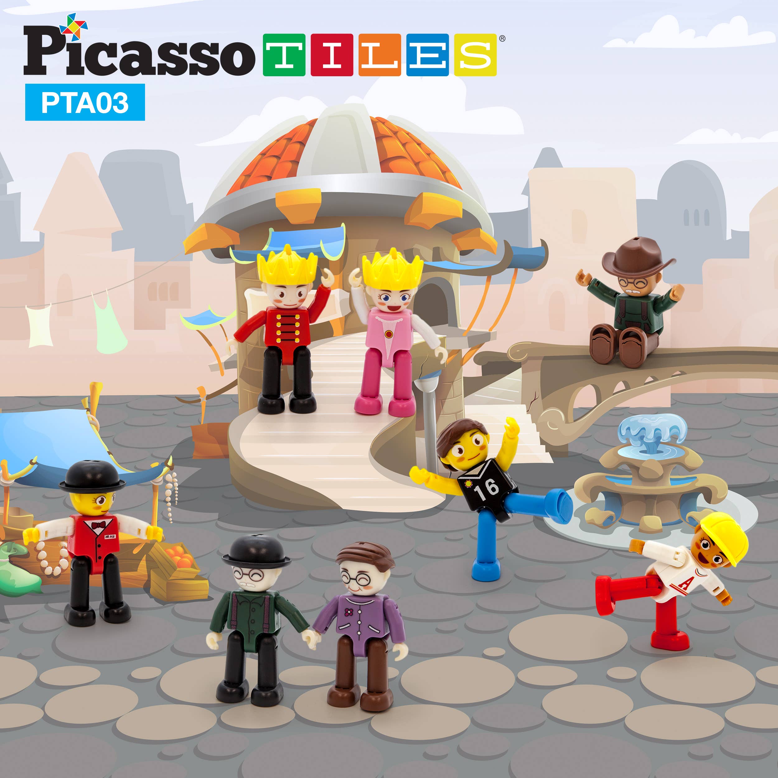PicassoTiles - Wholesale Toy Set - Kids - PicassoTiles Professional Figure Set - 8 Characters3