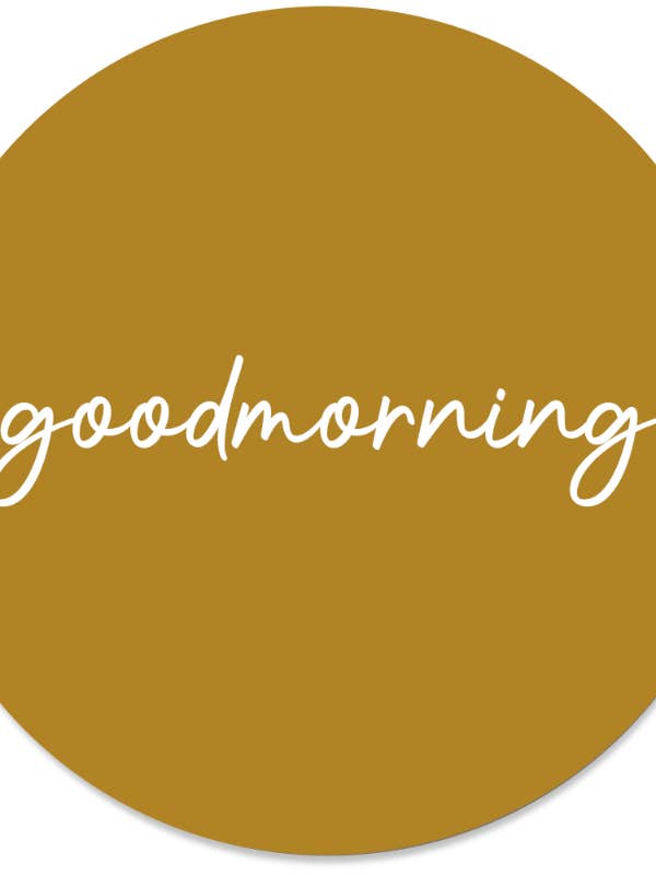 Muurcirkel bom dia mostred por atacado de Label2X B.V.