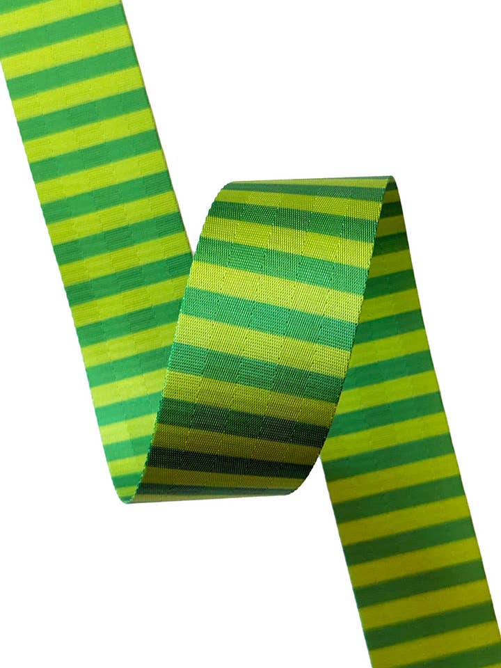 Striscia Verde - Rotolo di Fettuccia con Manico da 2 pollici, 12 yard per la vendita all'ingrosso da parte di Sassafras Lane Designs