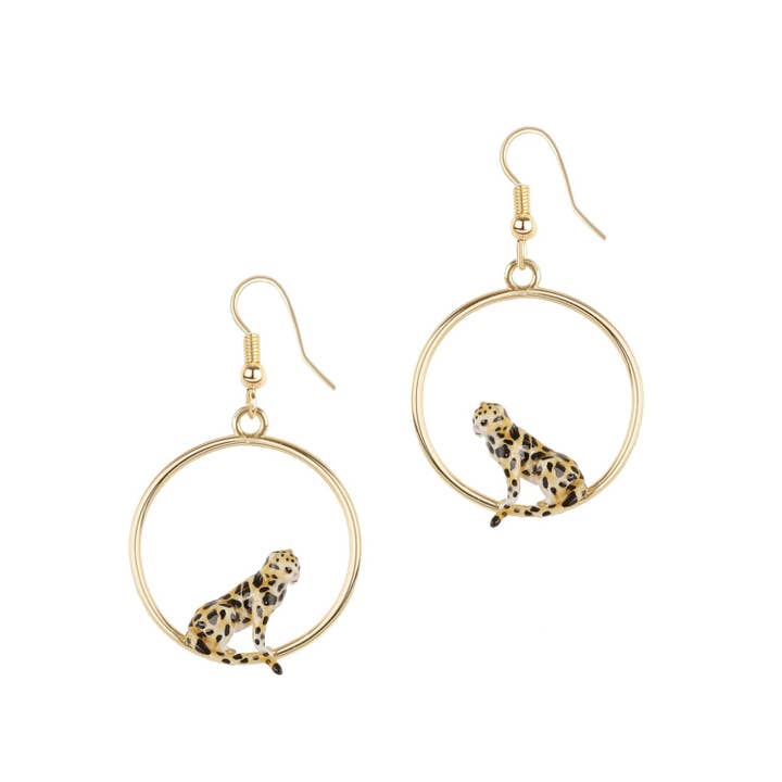 Clouded Leopard Front Facing Hoops for wholesale by Bill Skinner