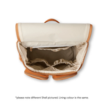 OiOi - Wholesale Diaper Bag - Baby - Signature Nappy Backpack - Olive Vegan Leather7