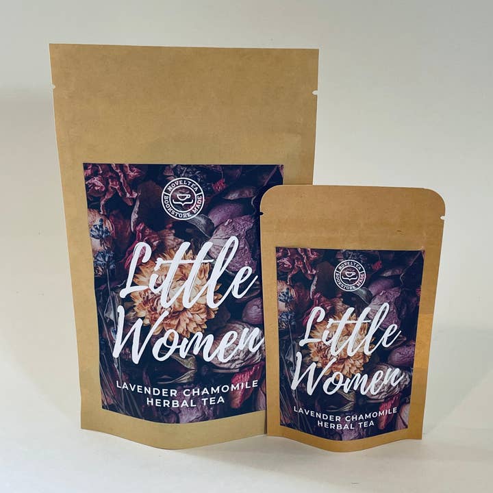 Little Women Inspired - Lavender Chamomile HERBAL TEA for wholesale by NovelTea Bookstore & Gifts