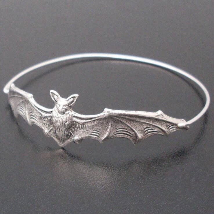 Frosted Willow - Vente Bracelet manchette - Bracelet jonc chauve-souris0