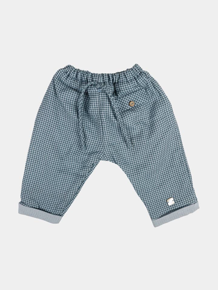 PANTALON POUR BÉBÉ VICHY V pour la vente par Al Agua Patos