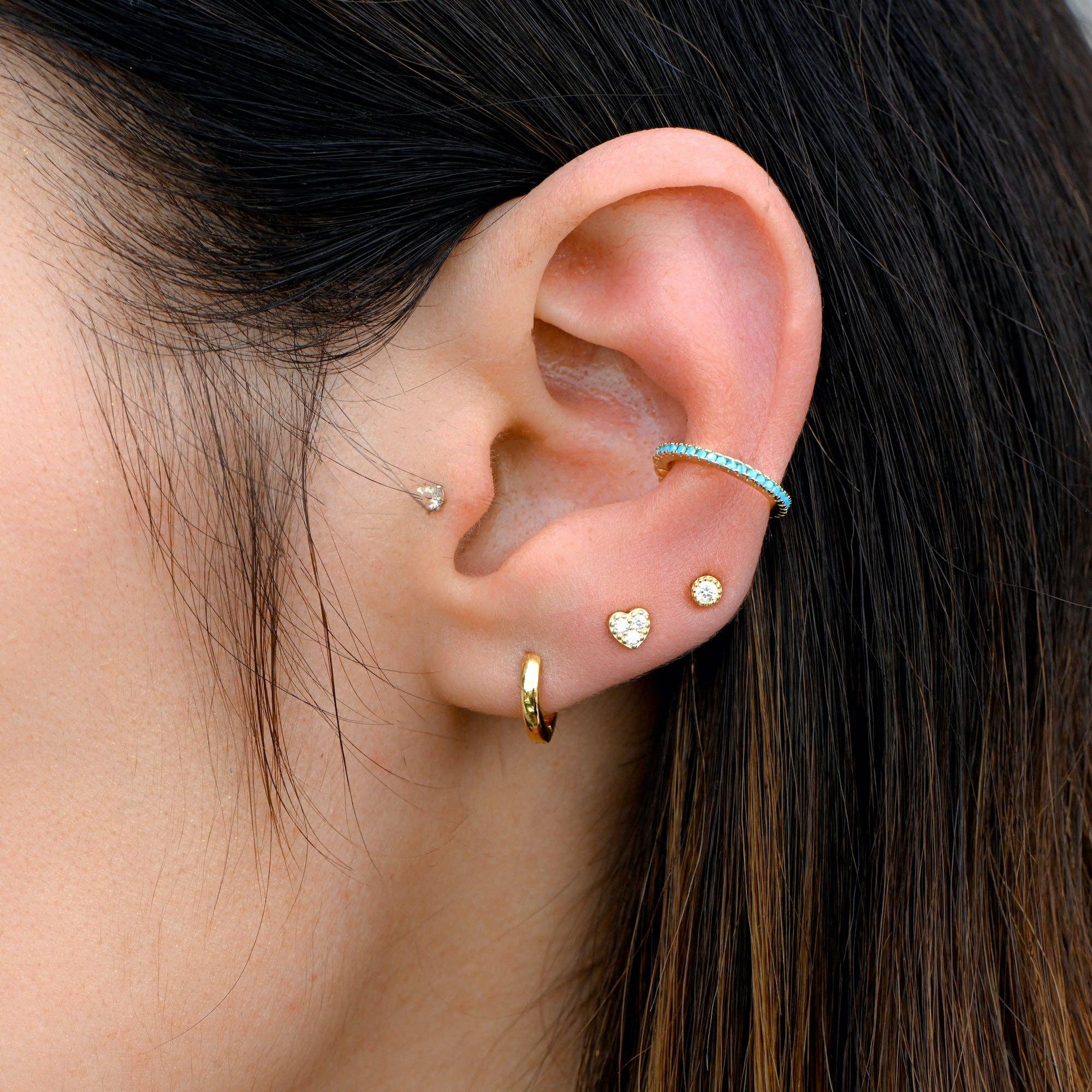 Sami Jewels - Wholesale Cuff/Wrap Earrings - Turquoise Ear Cuff1