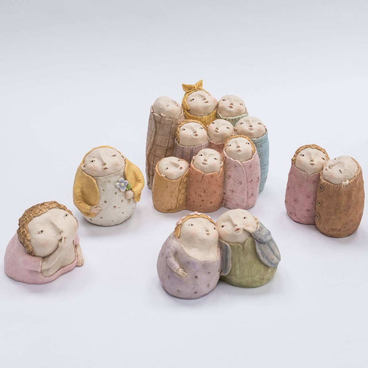 Bentley & Bo - Wholesale Decorative Figurine - Roly Poly Family - The Twins3