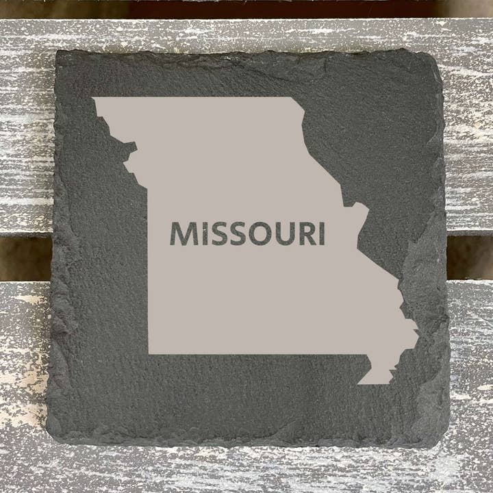 Missouri-Untersetzer aus Schiefer, 16 Designoptionen für den Großhandel von Beach, Cats & Wine