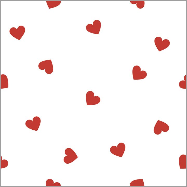 Papel de Embrulho Contínuo | Corações por atacado de WH Hostess Social Stationery