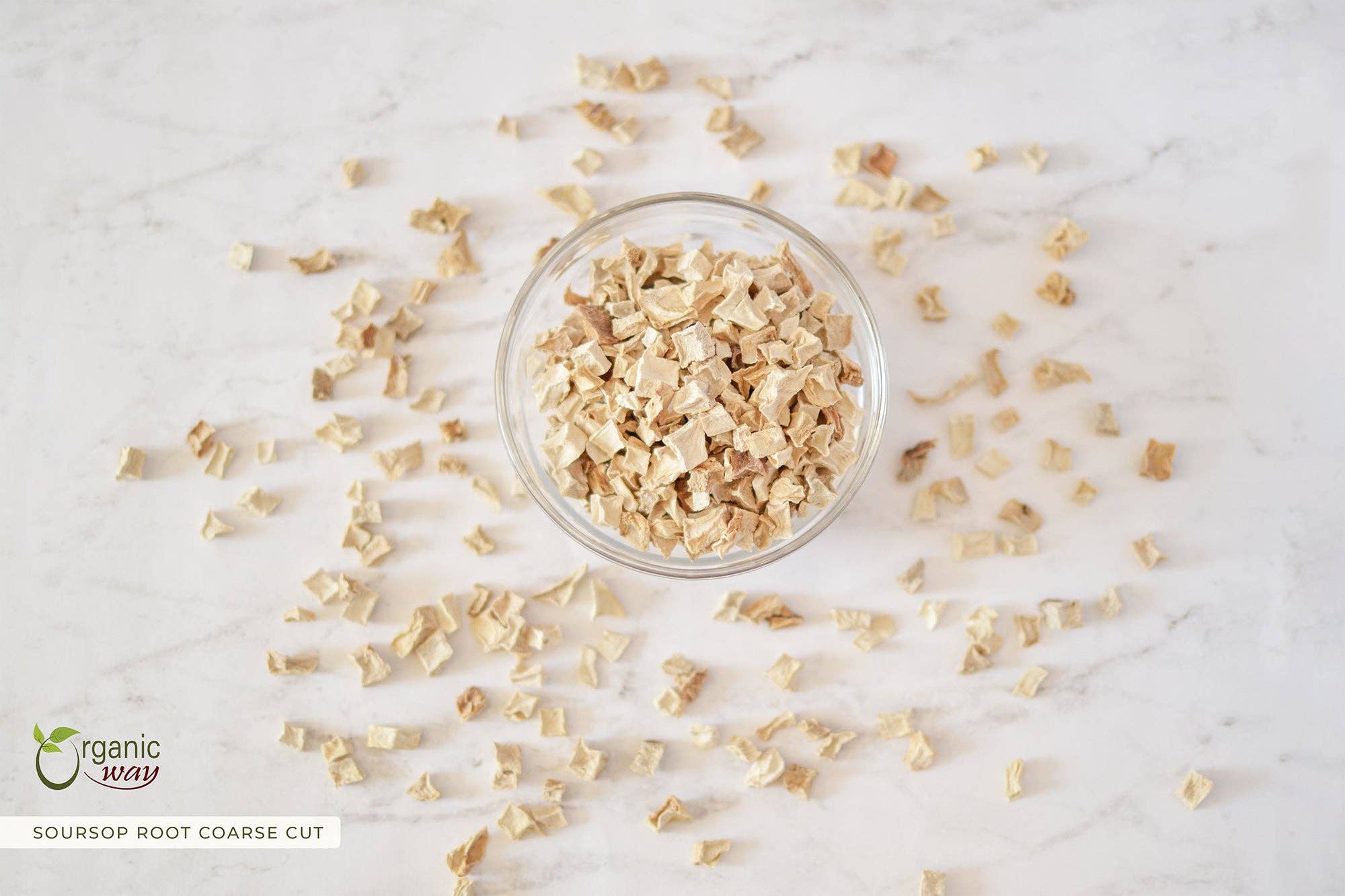 Organic Way LLC - Wholesale Herbs - Dried Soursop Fruit Coarse Cut (Annona muricata) - Vegan, Non-GMO & Gluten Free | Tested for Heavy Metal and Purity | 100% Raw from Sri Lanka2