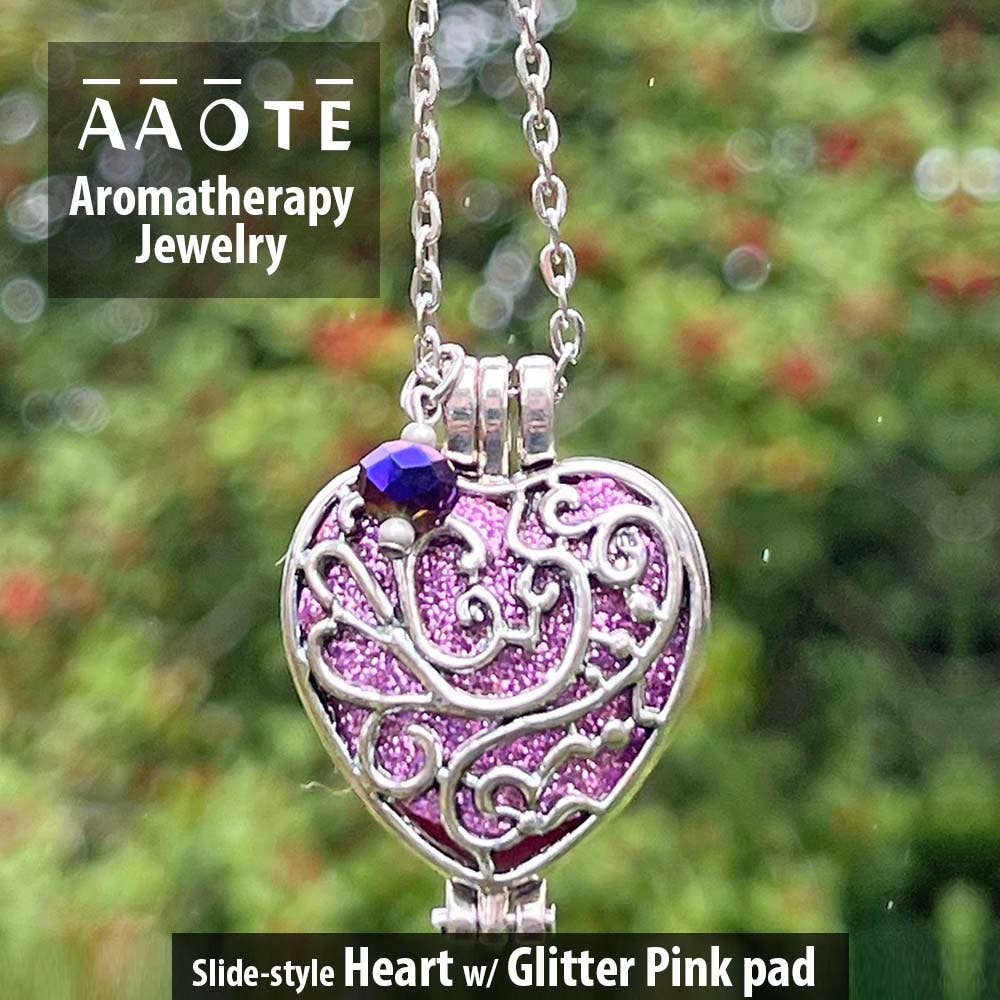 AAOTE - Wholesale Aromatherapy Necklace - Valentine Gift Aromatherapy Diffuser Locket on long chain28