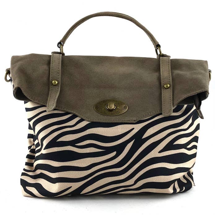 MILANO AMOUR - Wholesale Crossbody Bag - Unisex - LEONARDO CANVAS FANTASY CROSSBODY BAG2