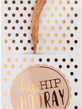 9 Mini - Rose Gold - Hiphip Hooray - Wondercandle® Mini for wholesale by Wondercandle