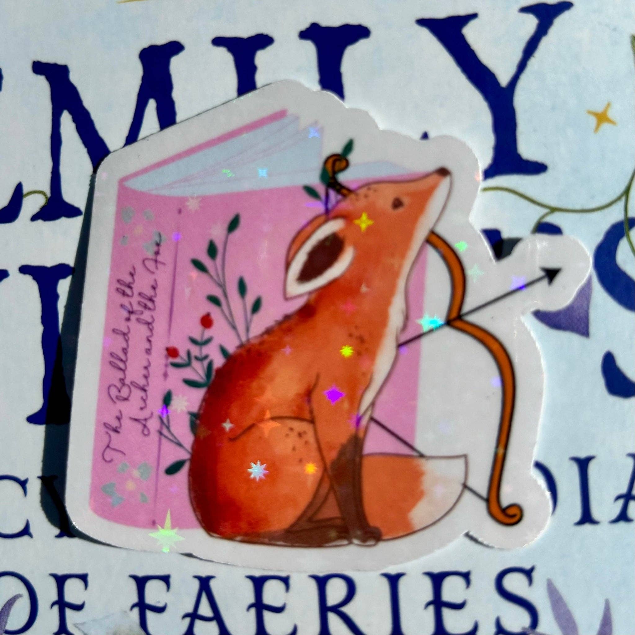 Awfullynerdy.co - Vente Autocollant - Sticker Il était un cœur brisé La ballade de l'archer et du renard3