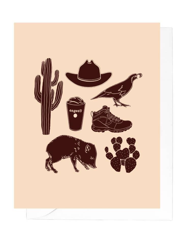 Arizona Characters Greeting Card for wholesale by Creative Kind