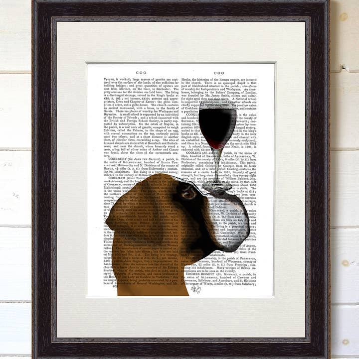FabFunky Ltd - Wholesale Art Print - Dog Au Vin Boxer, Dog Book Page4