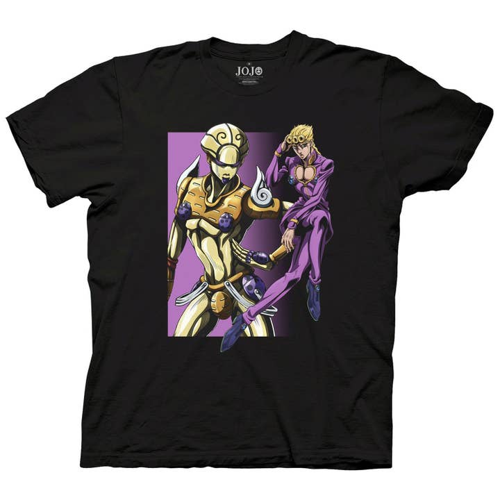 JoJo's Bizarre Adventure S4 Giorno Stages Officielt Licenseret T-Shirt til Voksne for engroshandel hos Fundom