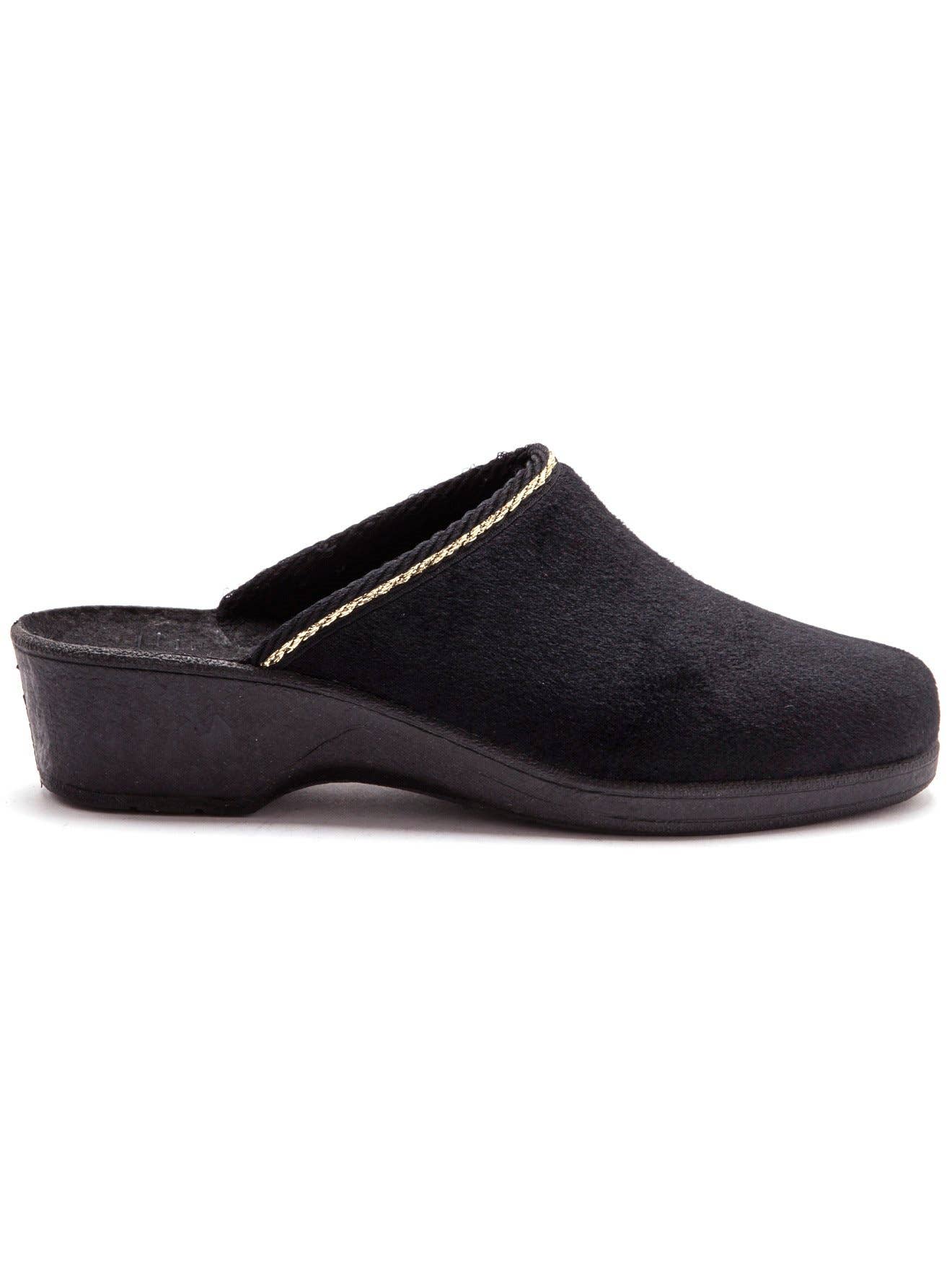 Noir Sabots Ultra Souples Unis Ou Imprimés (1005120_0026) en vente sur Faire2