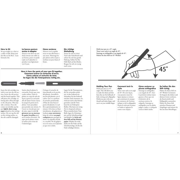 Peter Pauper Press - Vente Stylos - Ensemble de calligraphie Studio Series2