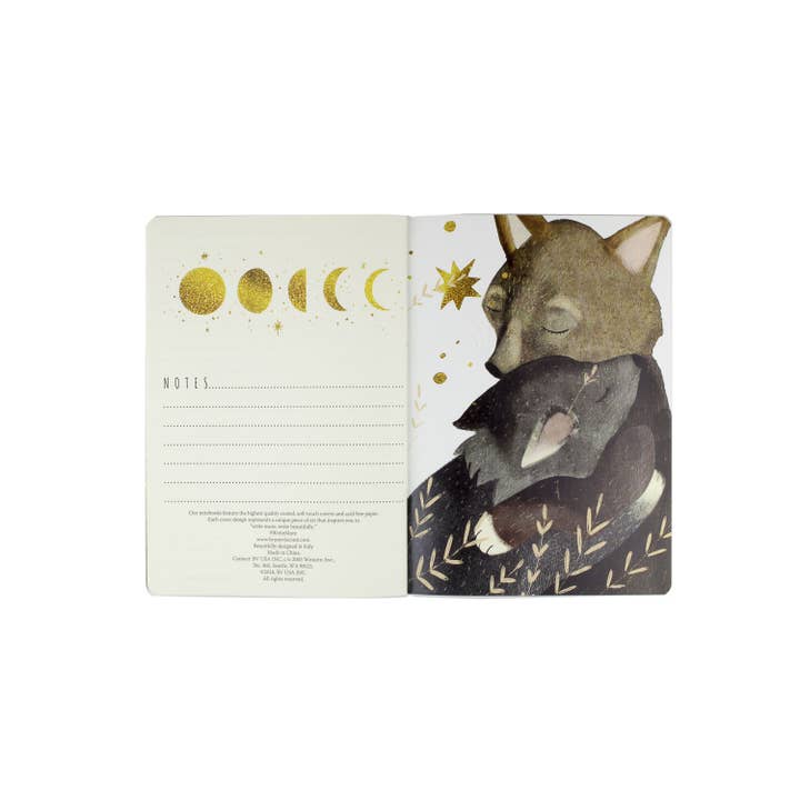 BV by Bruno Visconti - Wholesale Notebook - The Wolf Cub and the moon Notebook1