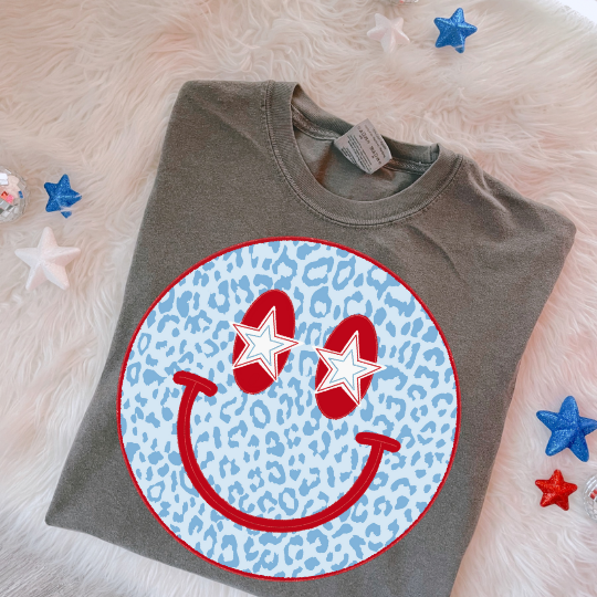 Southern Backroad Tees LLC - Wholesale T-Shirt (Graphic) - Women's - July 4th Patriotic Happy Tee 1