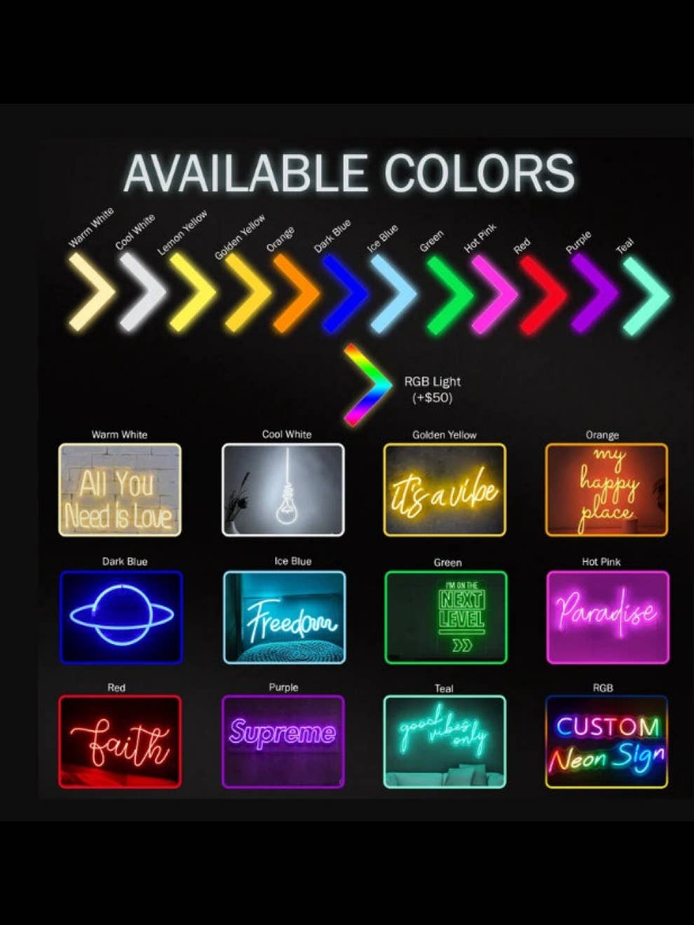 RAREVAY Fairy Lights Solar Lights – wholesale Neonskylt – Personligt neonloggskylt med LED - anpassad namn- och dekorbelysning4