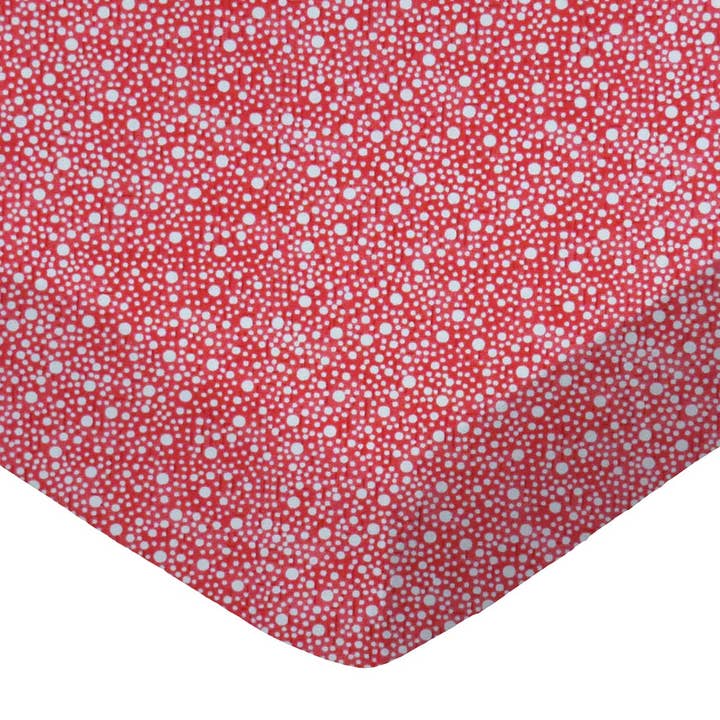 Stroller Bassinet Sheet 13 x 29 - Cotton Woven Confetti Dots for wholesale by SheetWorld