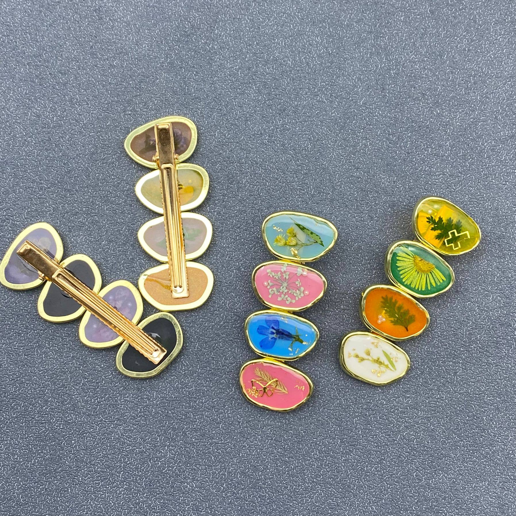 Mio Queena - Wholesale Hair Clip - Women's - Multi-style Pressed Dried Flowers Floral Hair Clip - PDF17